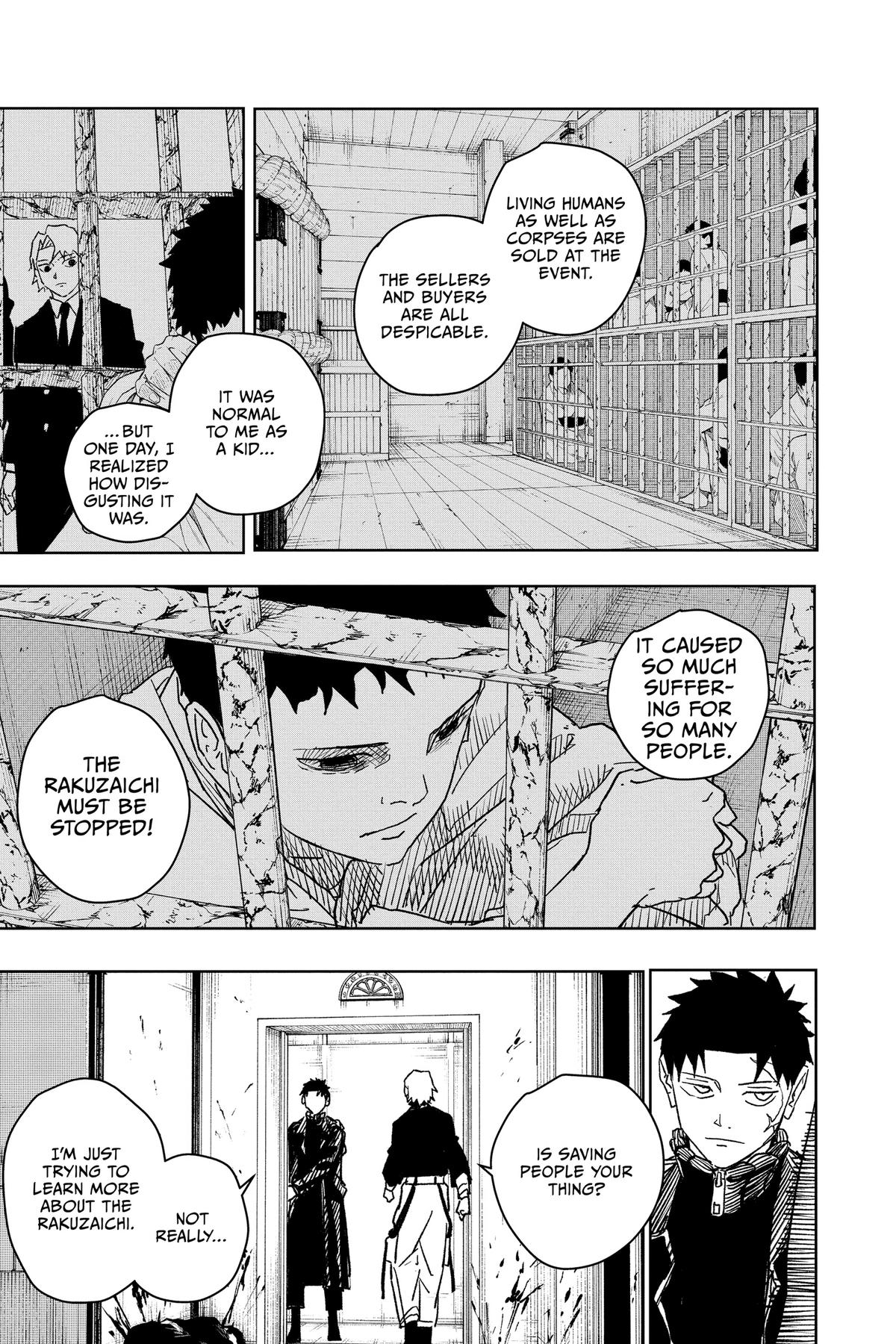 Kagurabachi Manga Chapter 20 page 3 - The Kamunabi's Weapon scene