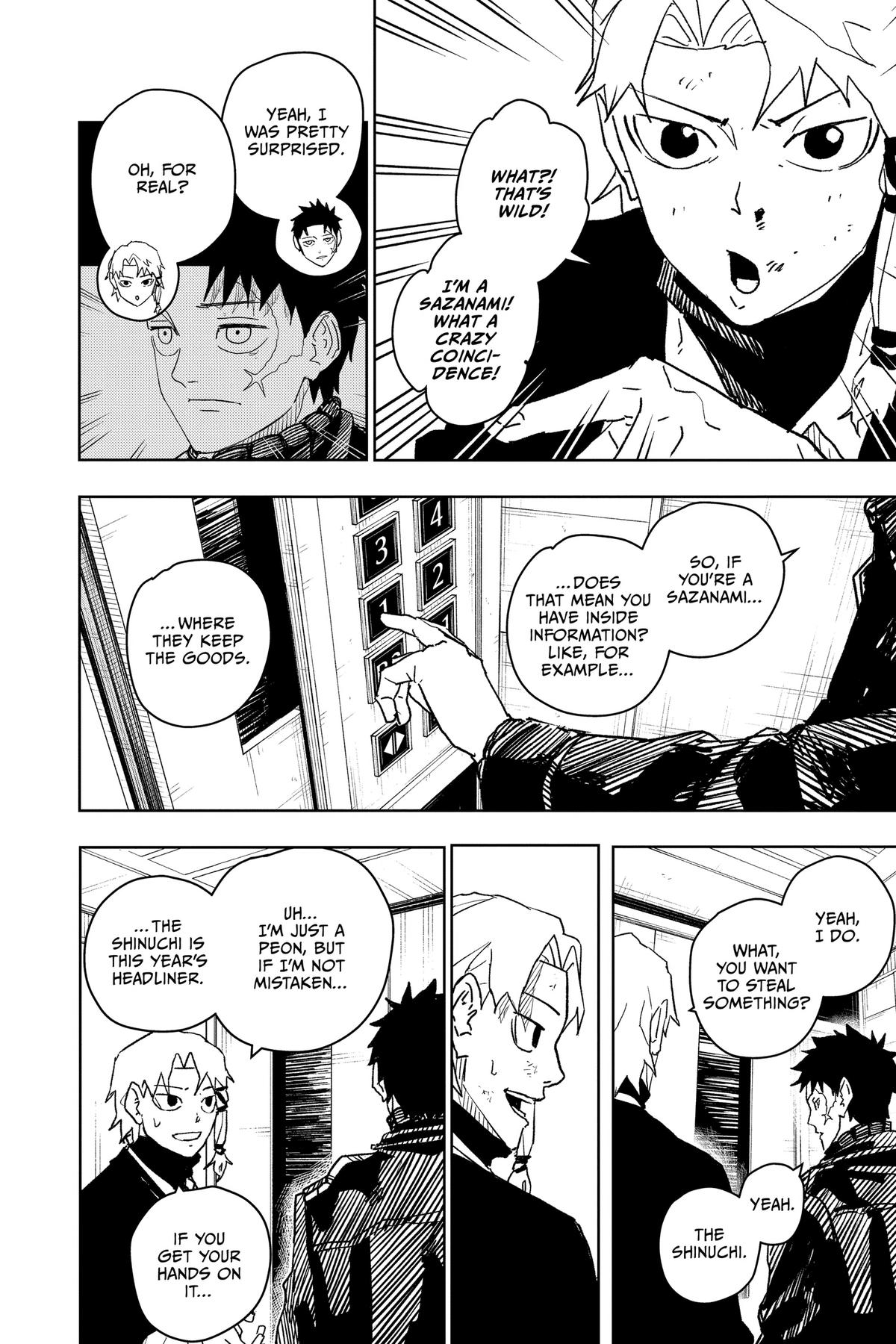 Kagurabachi Manga Chapter 20 page 4 - The Kamunabi's Weapon scene