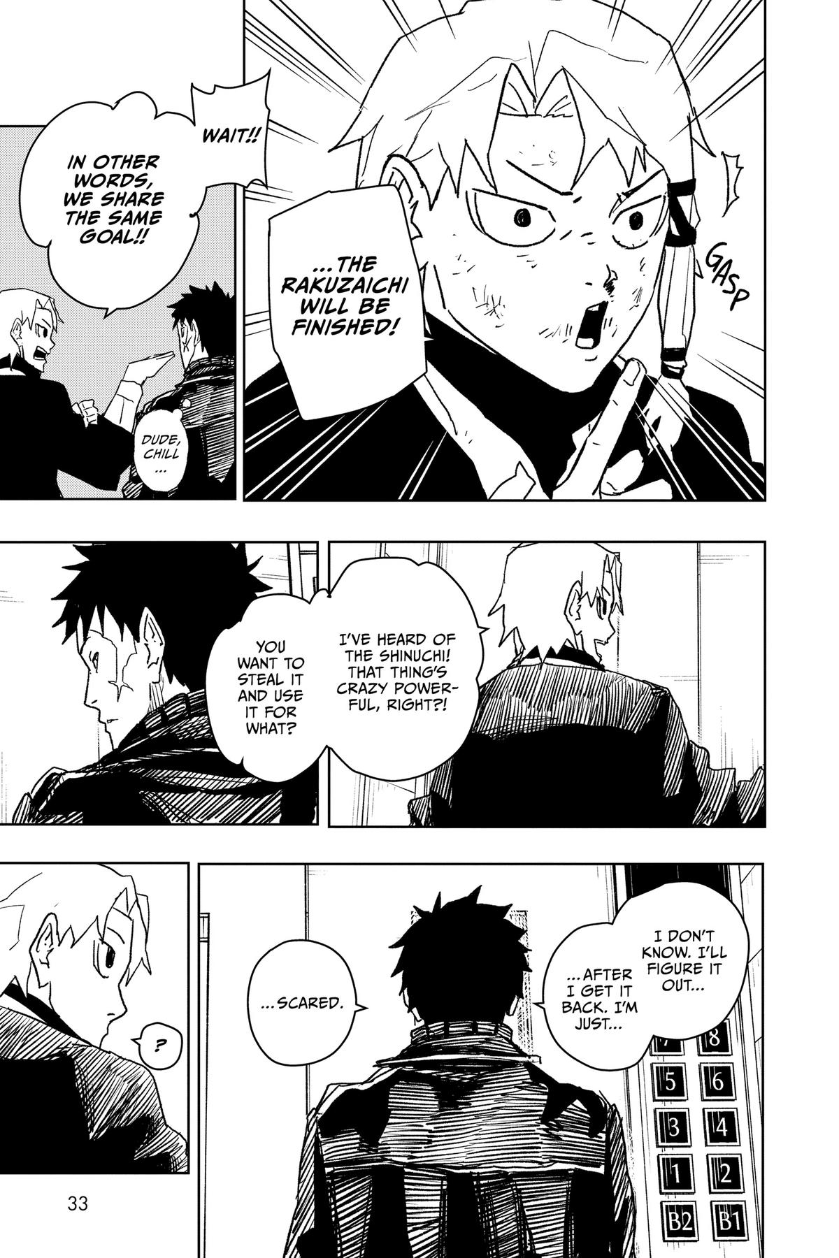 Kagurabachi Manga Chapter 20 page 5 - The Kamunabi's Weapon scene