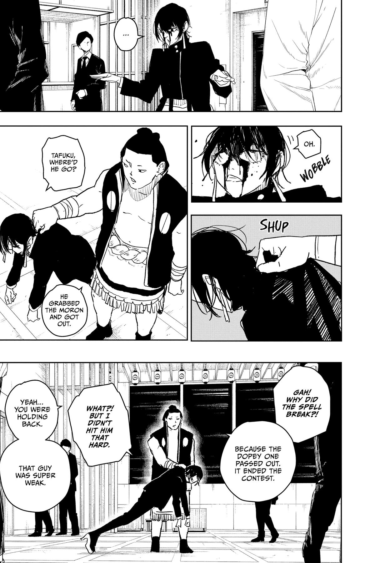 Kagurabachi Manga Chapter 21 page 15 - Lukewarm scene