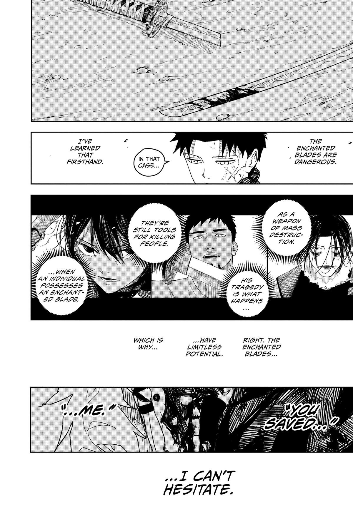 Kagurabachi Manga Chapter 21 page 4 - Lukewarm scene