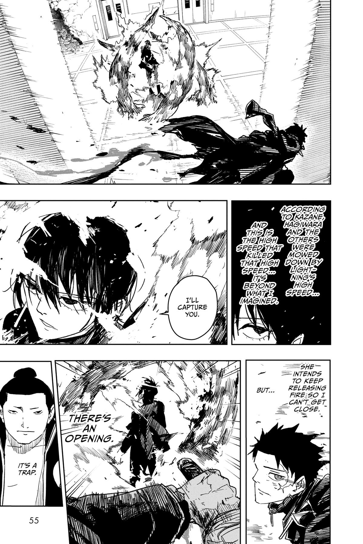 Kagurabachi Manga Chapter 21 page 7 - Lukewarm scene