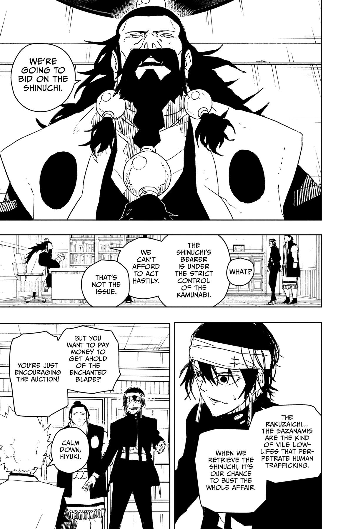 Kagurabachi Manga Chapter 22 page 11 - Deadlock scene