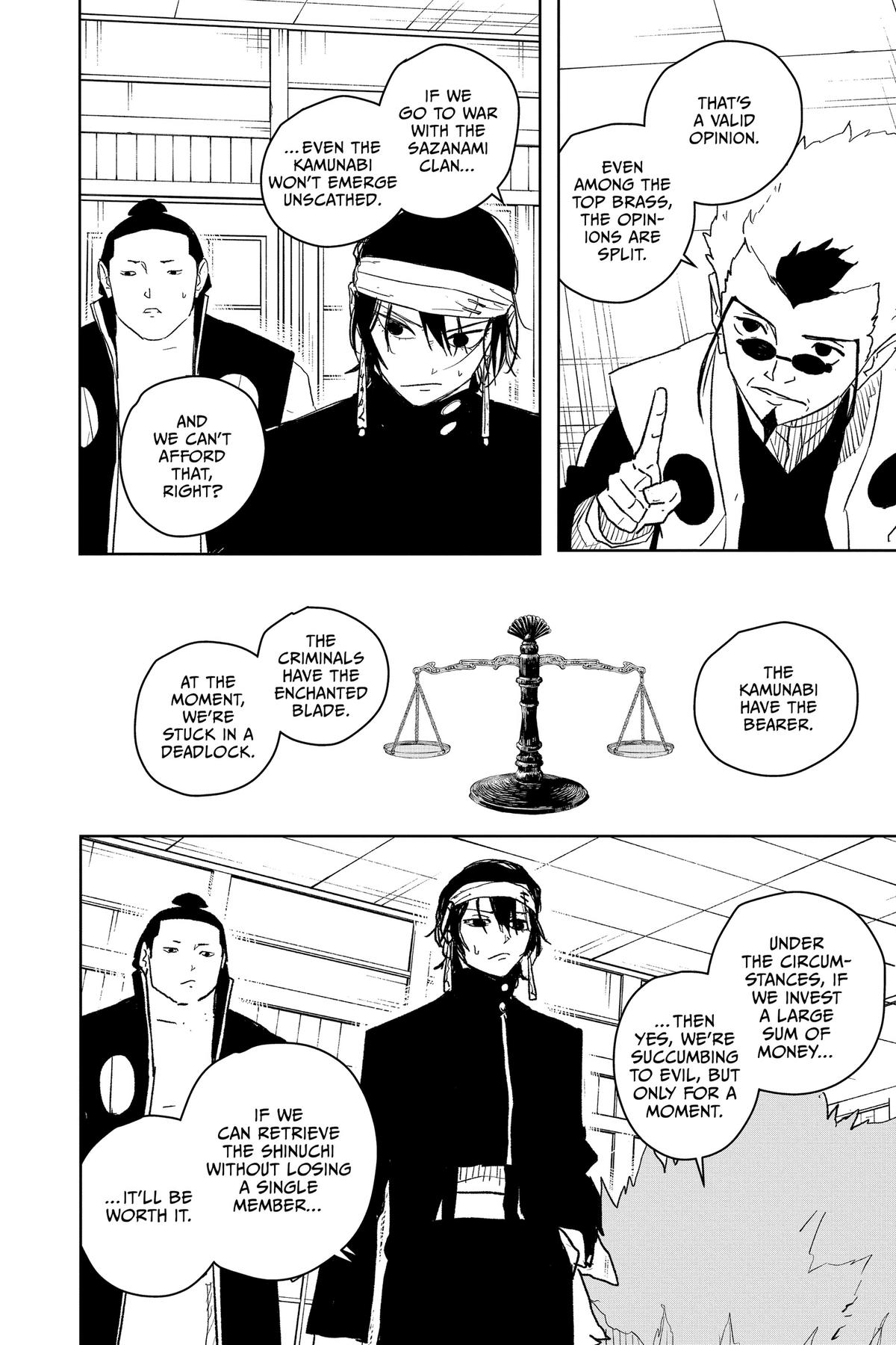 Kagurabachi Manga Chapter 22 page 12 - Deadlock scene