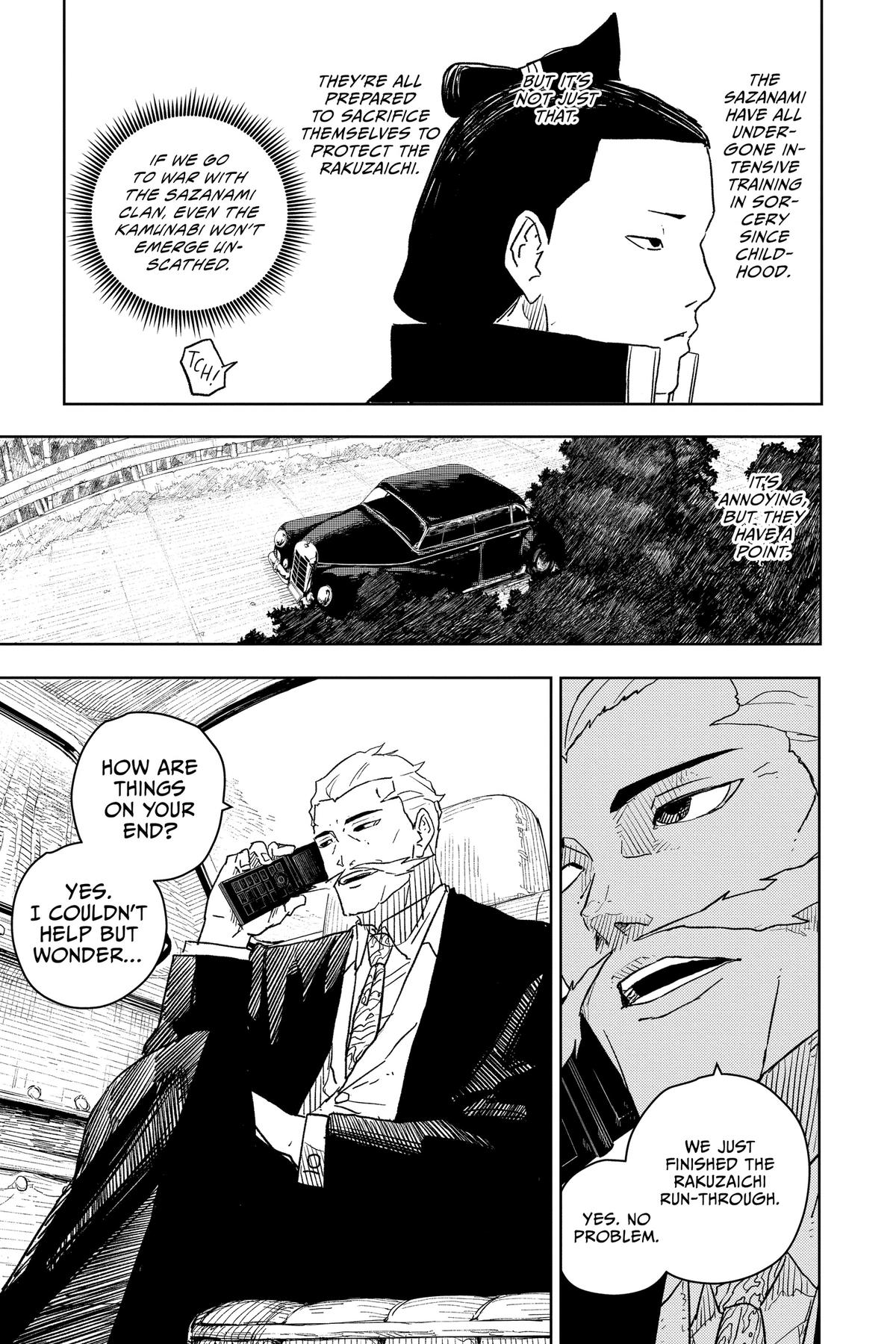 Kagurabachi Manga Chapter 22 page 13 - Deadlock scene