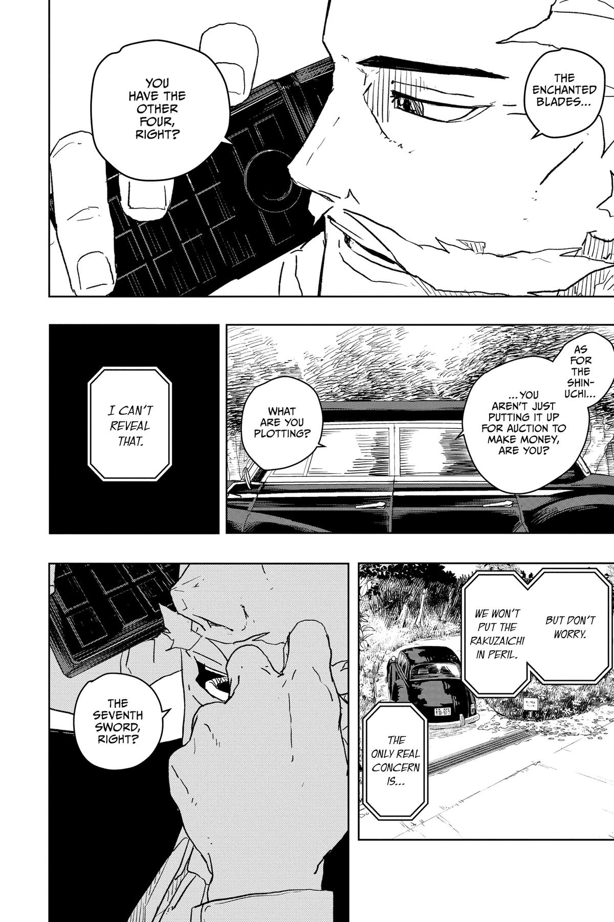 Kagurabachi Manga Chapter 22 page 14 - Deadlock scene