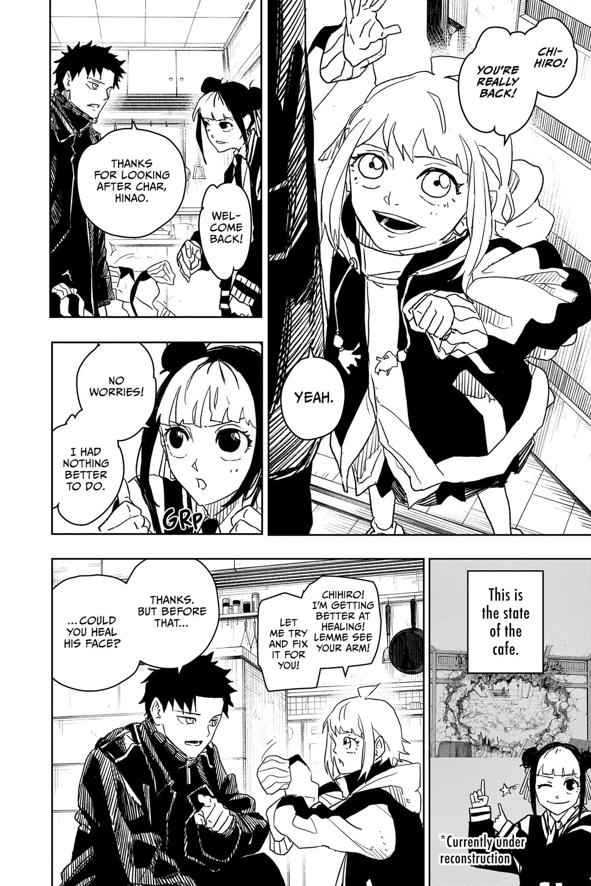 Kagurabachi Manga Chapter 22 page 2 - Deadlock scene