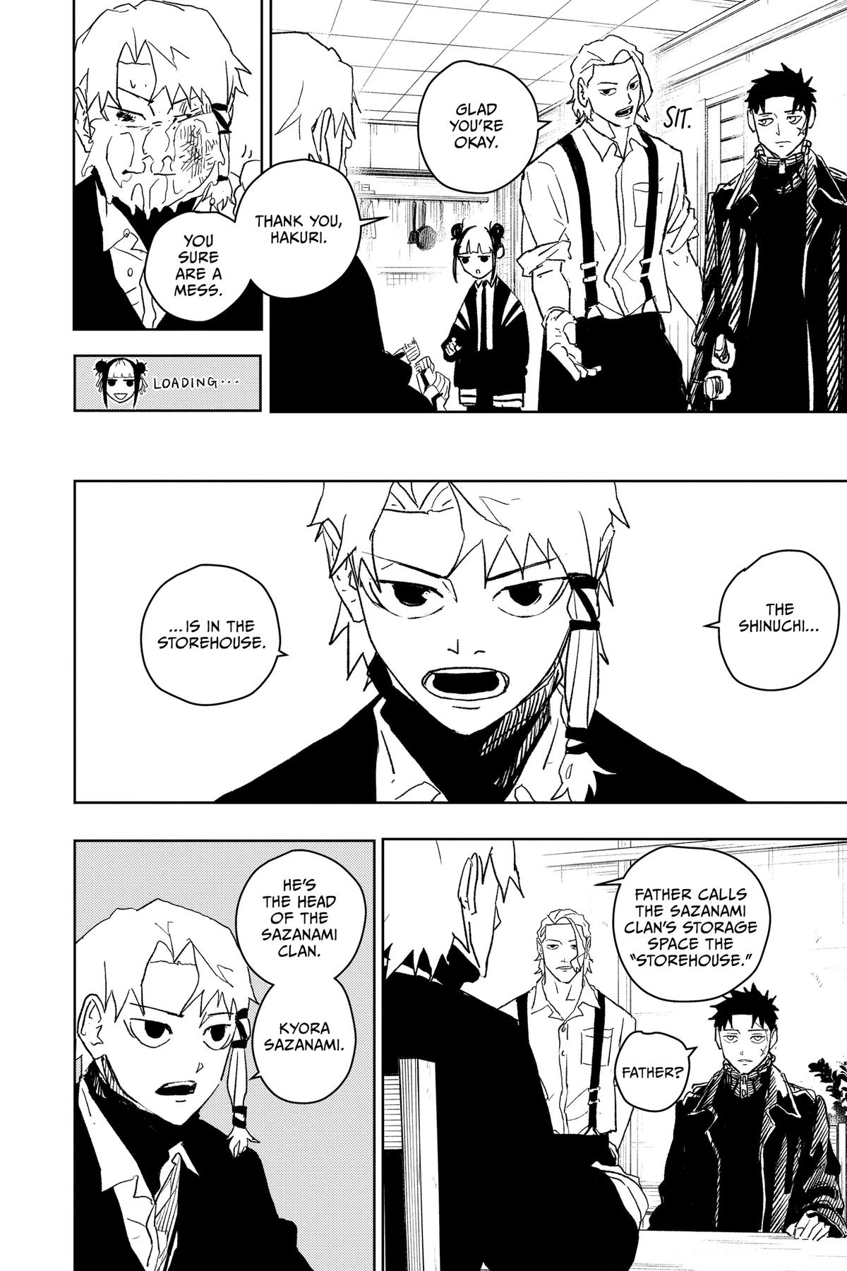 Kagurabachi Manga Chapter 22 page 4 - Deadlock scene