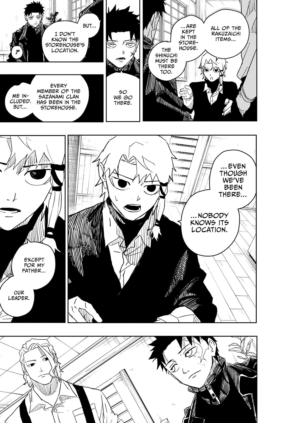 Kagurabachi Manga Chapter 22 page 5 - Deadlock scene