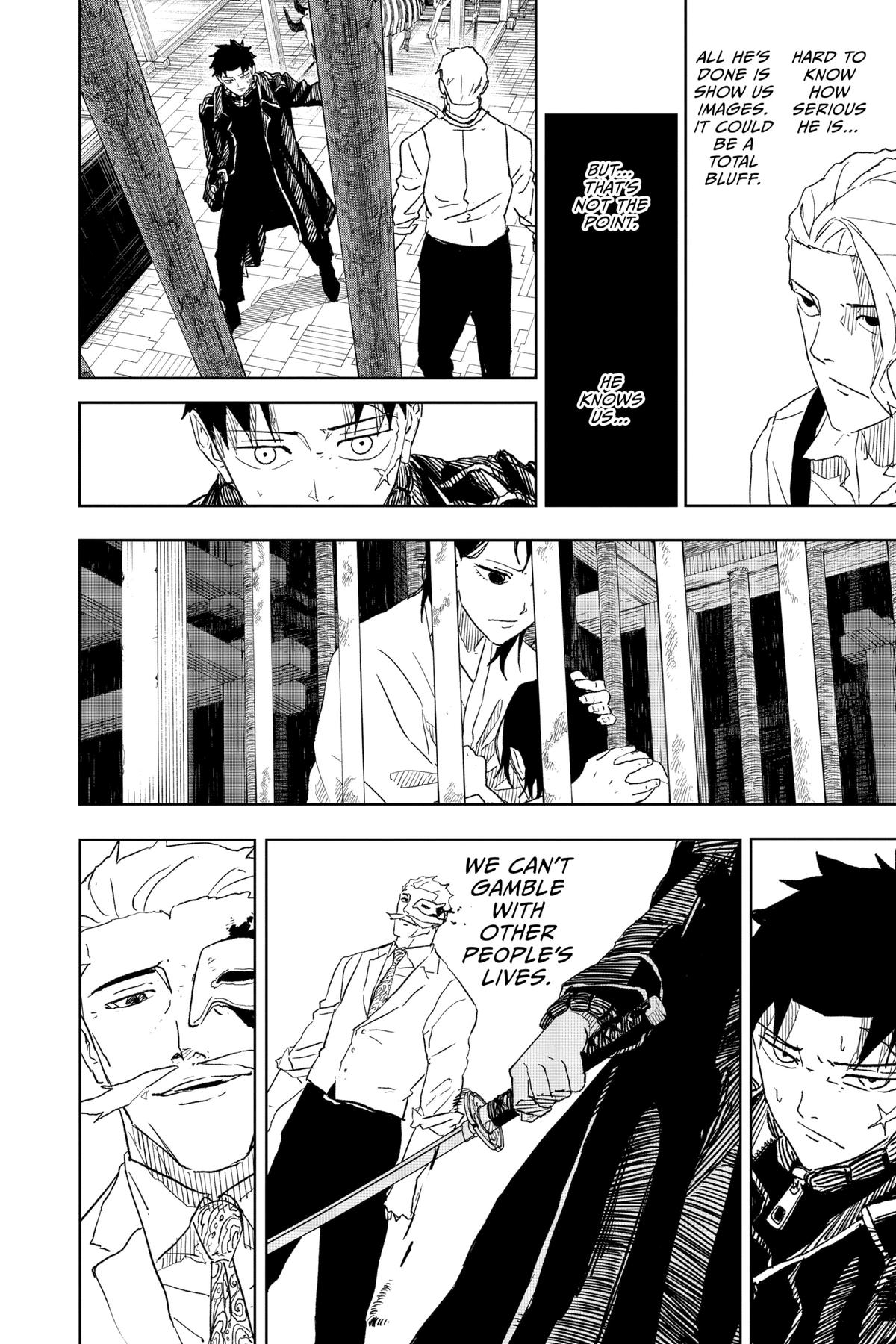 Kagurabachi Manga Chapter 23 page 15 - Storehouse scene