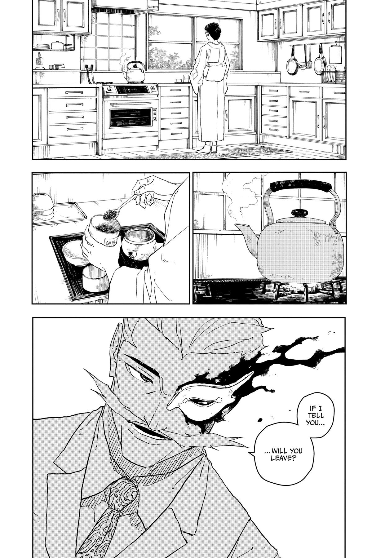 Kagurabachi Manga Chapter 23 page 2 - Storehouse scene