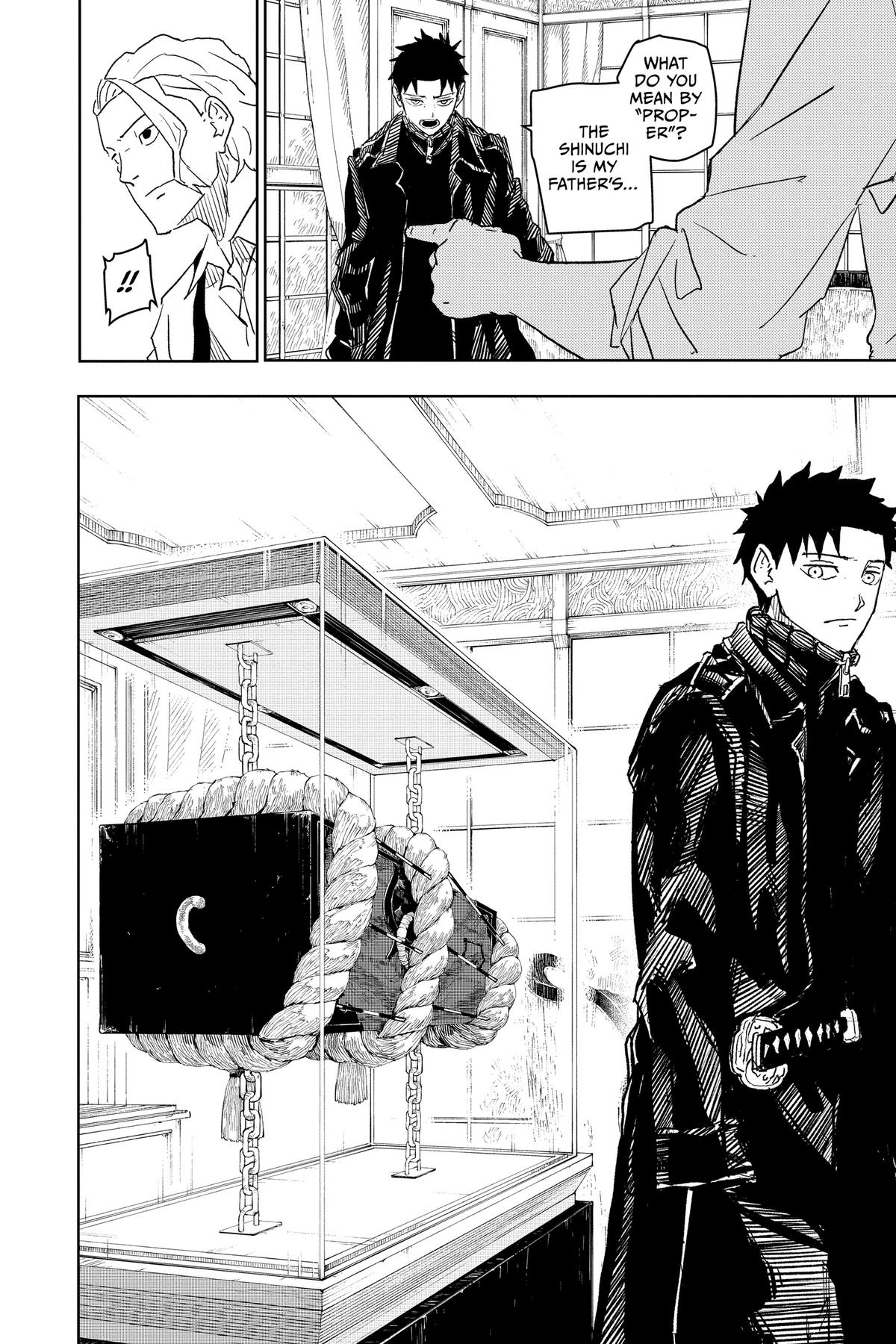 Kagurabachi Manga Chapter 23 page 6 - Storehouse scene