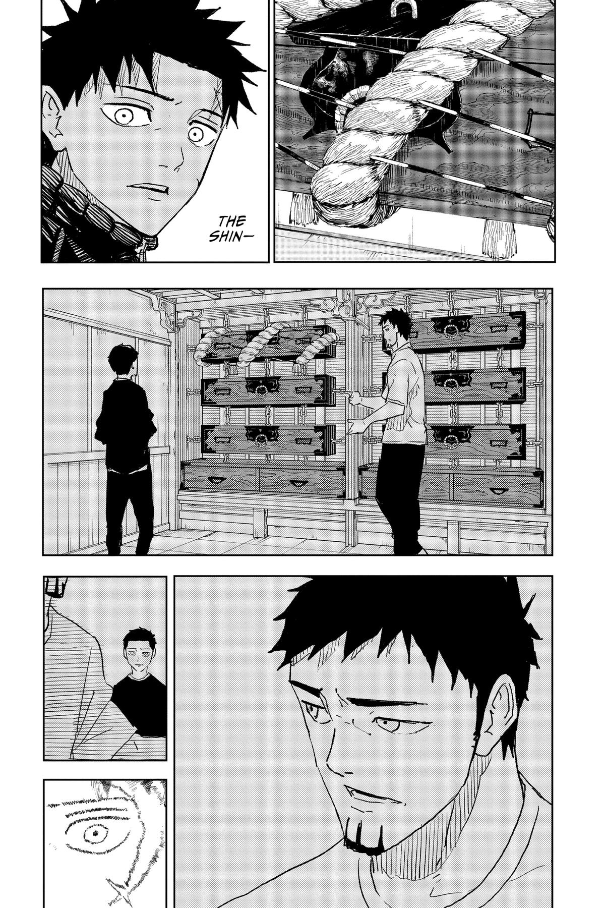 Kagurabachi Manga Chapter 23 page 7 - Storehouse scene