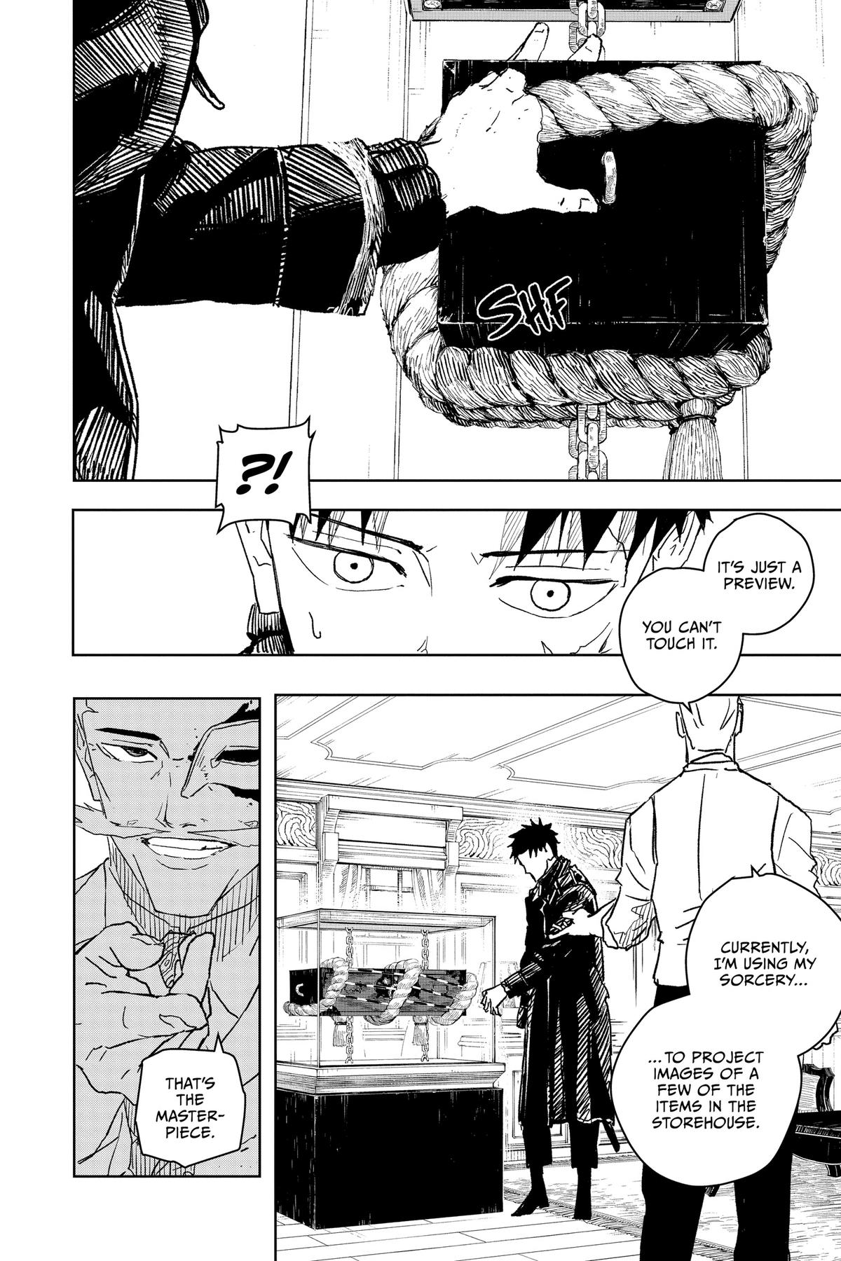 Kagurabachi Manga Chapter 23 page 8 - Storehouse scene