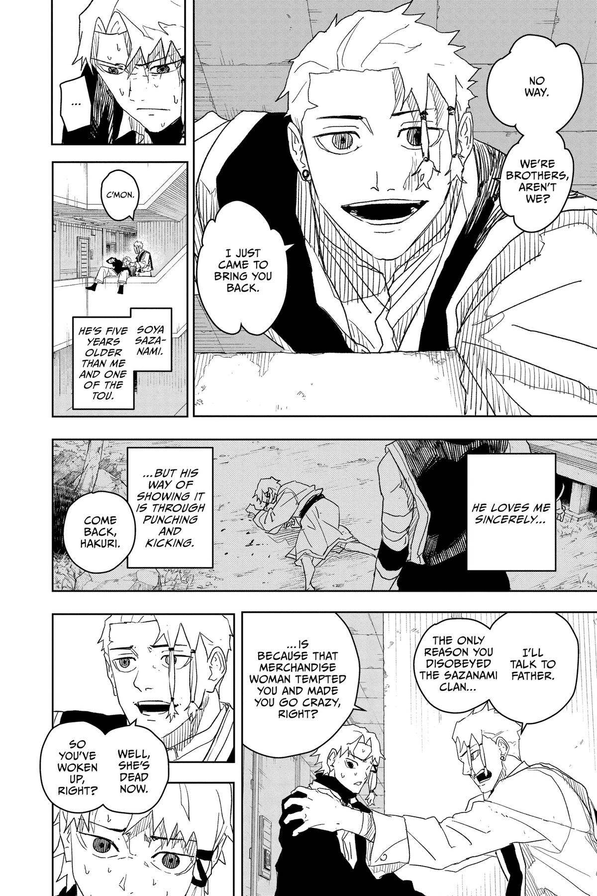 Kagurabachi Manga Chapter 24 page 10 - Hunters scene