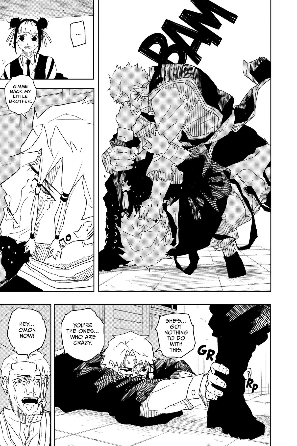 Kagurabachi Manga Chapter 24 page 13 - Hunters scene