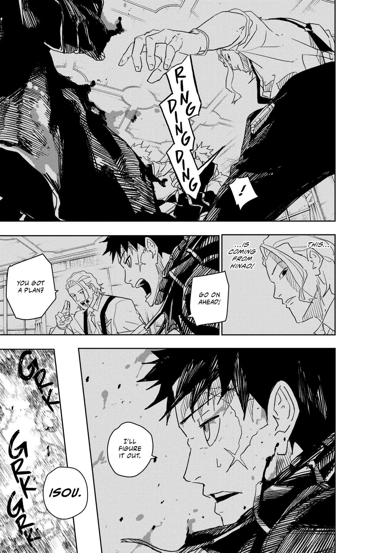 Kagurabachi Manga Chapter 24 page 17 - Hunters scene