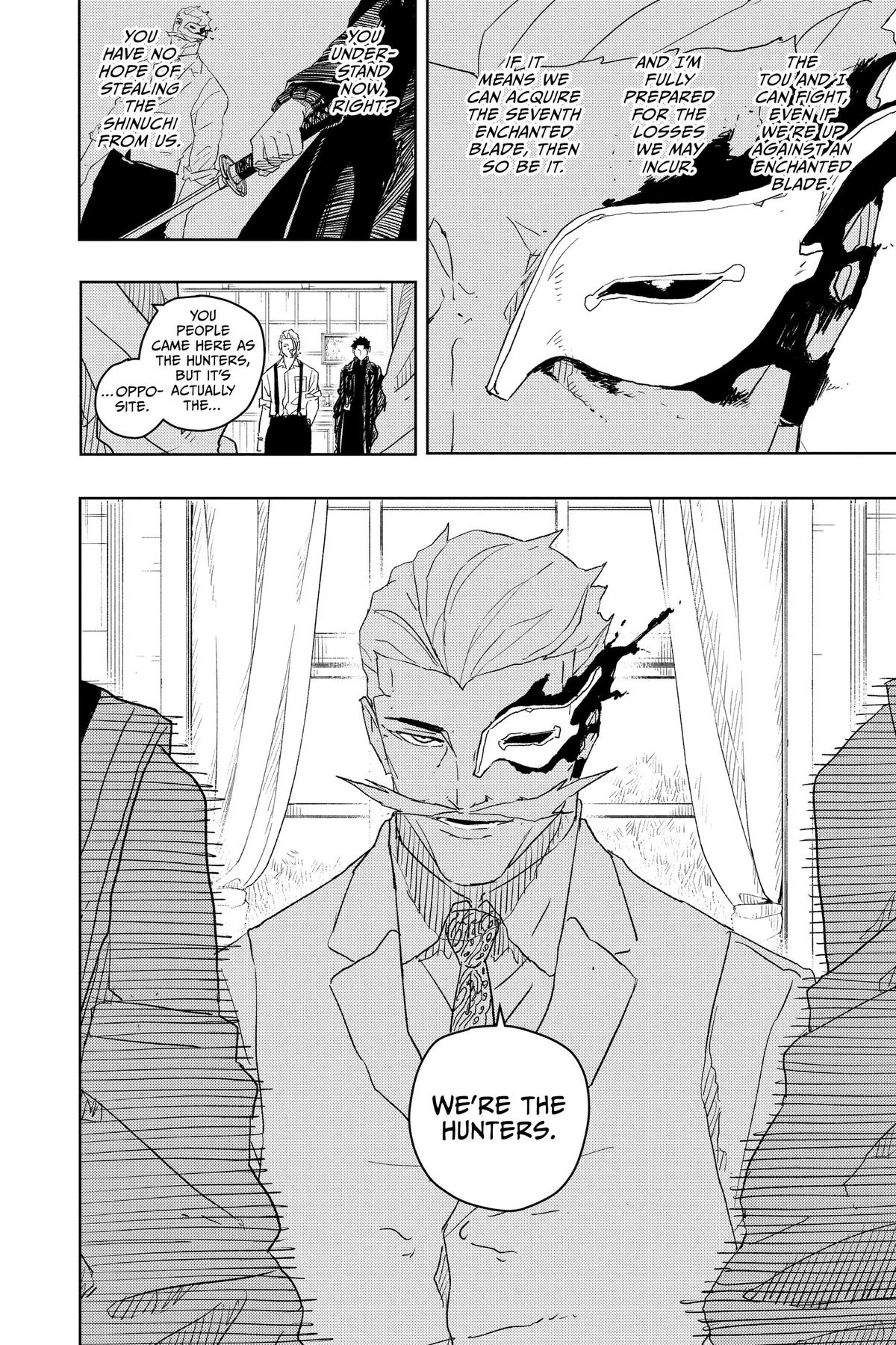 Kagurabachi Manga Chapter 24 page 2 - Hunters scene
