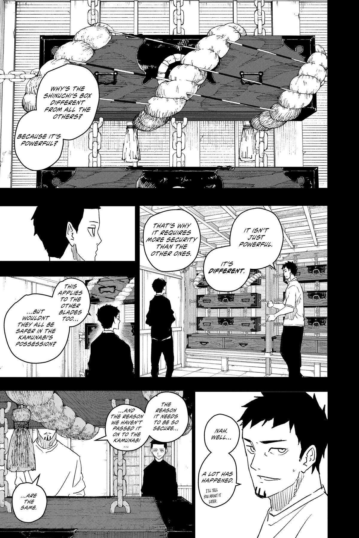 Kagurabachi Manga Chapter 24 page 5 - Hunters scene