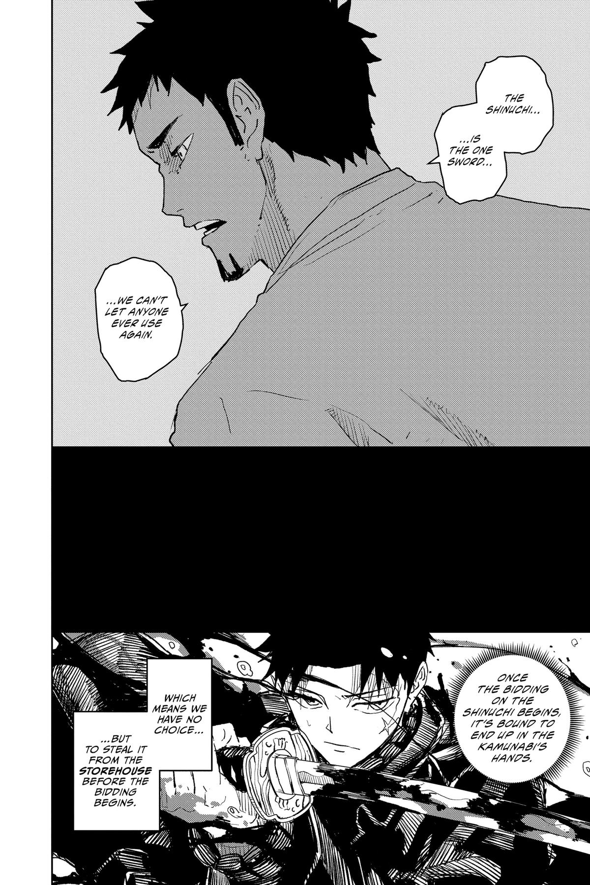 Kagurabachi Manga Chapter 24 page 6 - Hunters scene