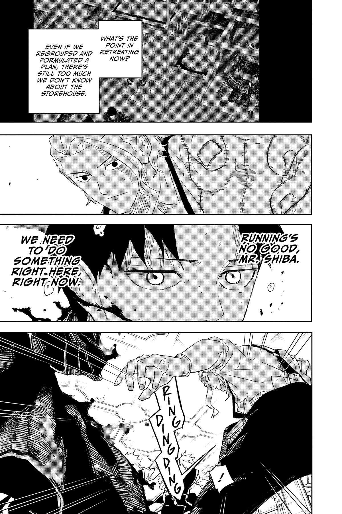 Kagurabachi Manga Chapter 24 page 7 - Hunters scene