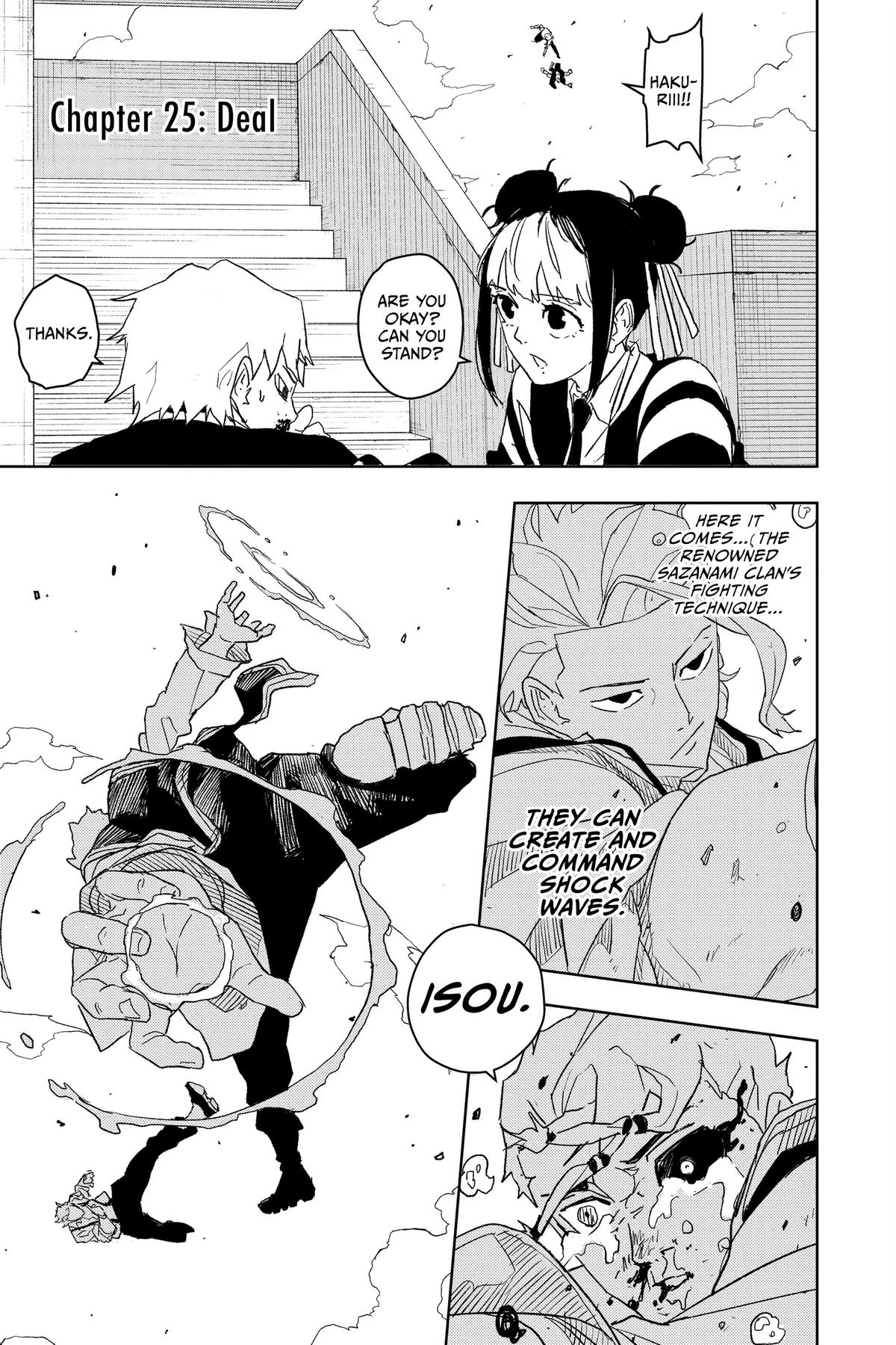 Kagurabachi Manga Chapter 25 page 1 - Deal scene