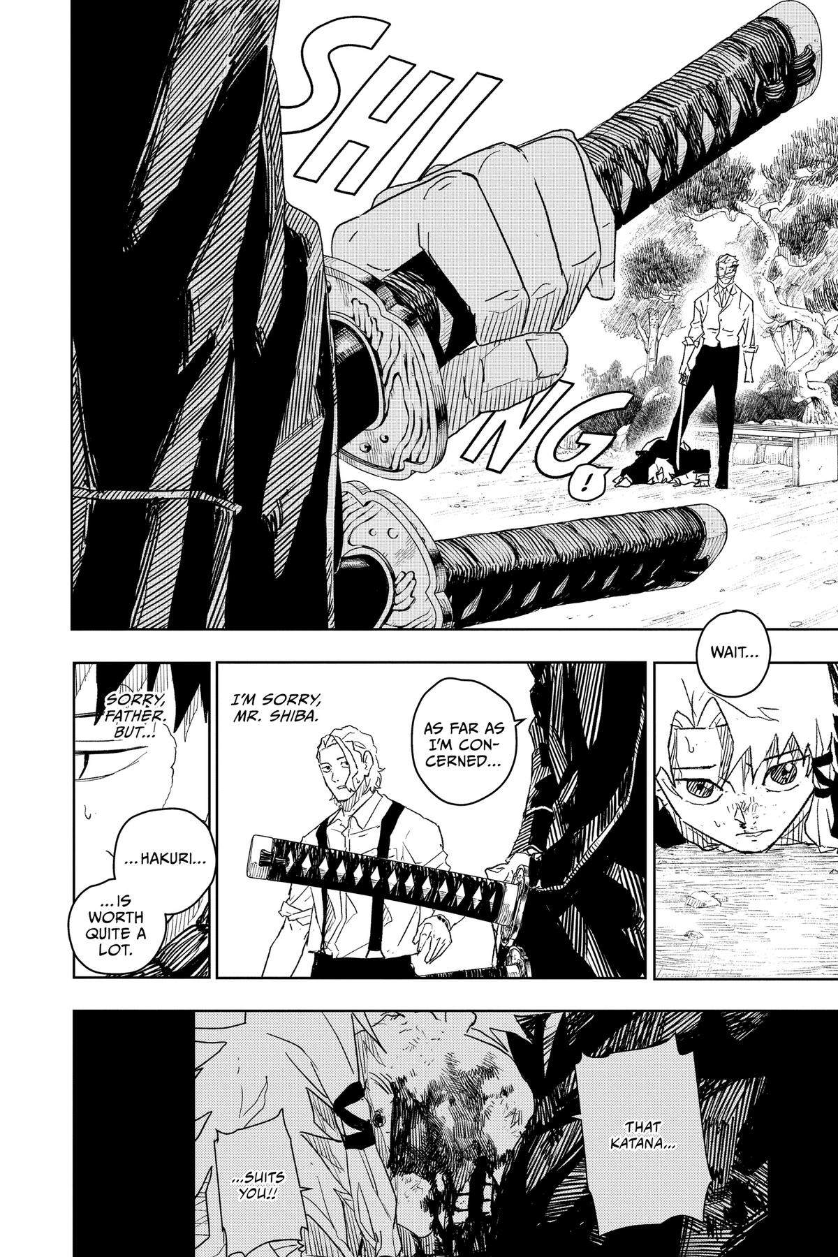 Kagurabachi Manga Chapter 25 page 14 - Deal scene