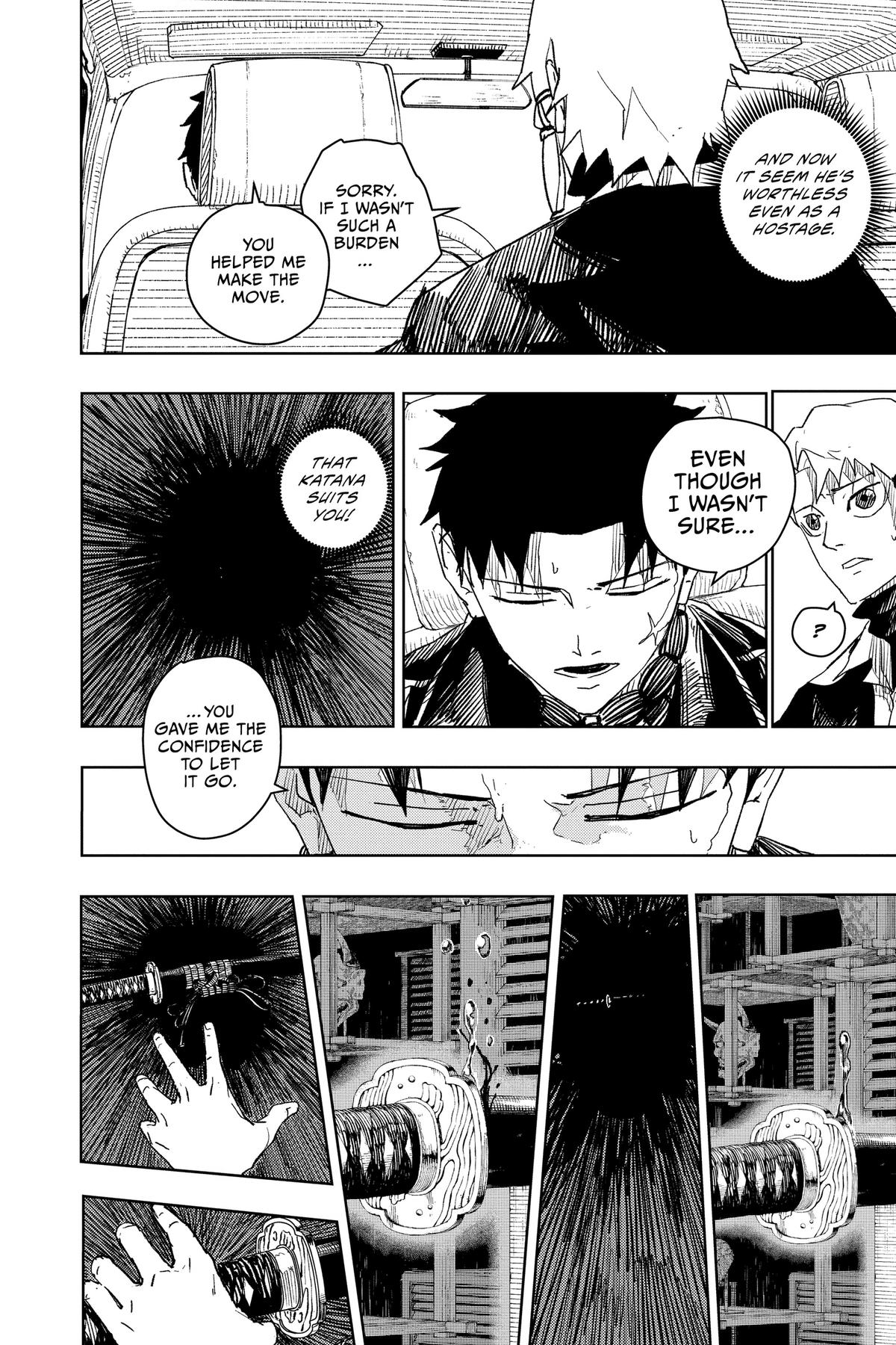 Kagurabachi Manga Chapter 26 page 10 - Confidence scene