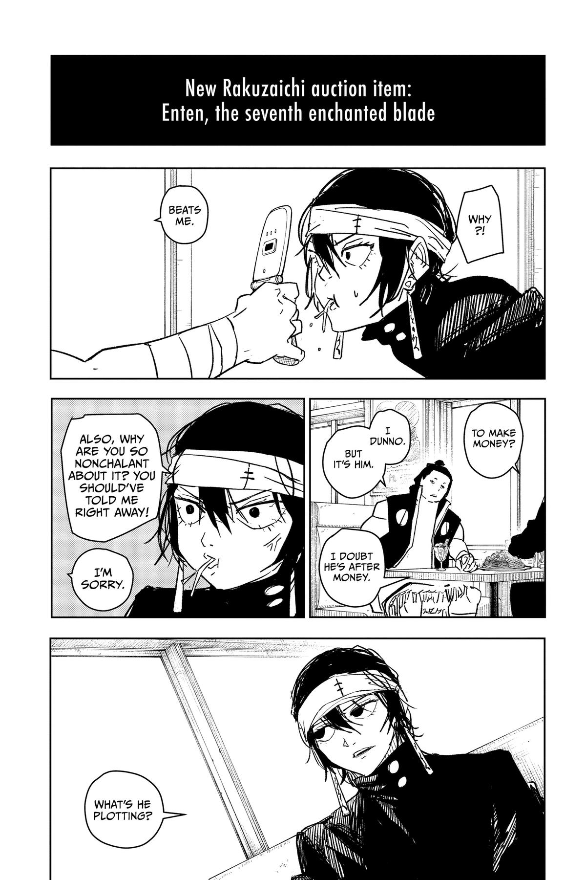 Kagurabachi Manga Chapter 26 page 2 - Confidence scene