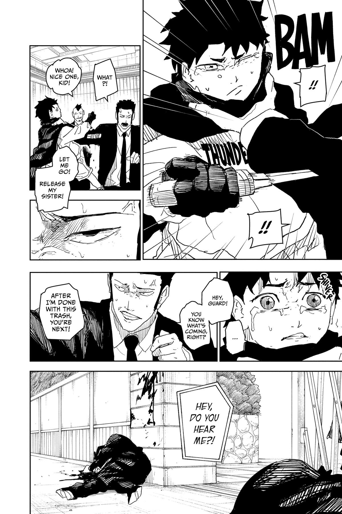 Kagurabachi Manga Chapter 27 page 10 - Mr. Inazuma scene