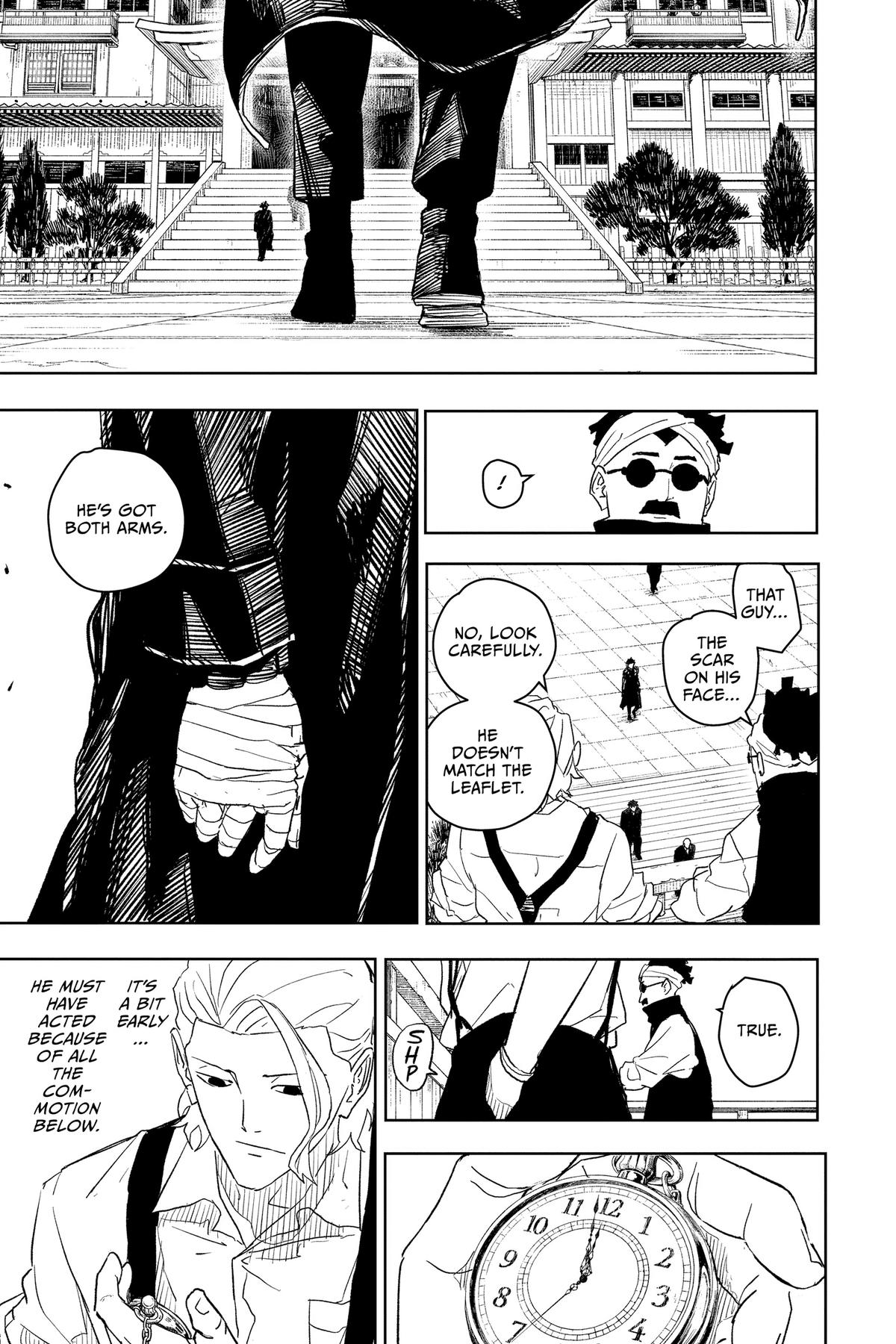 Kagurabachi Manga Chapter 27 page 11 - Mr. Inazuma scene