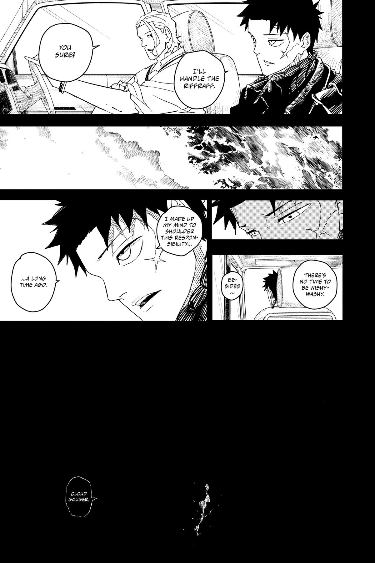 Kagurabachi Manga Chapter 27 page 17 - Mr. Inazuma scene