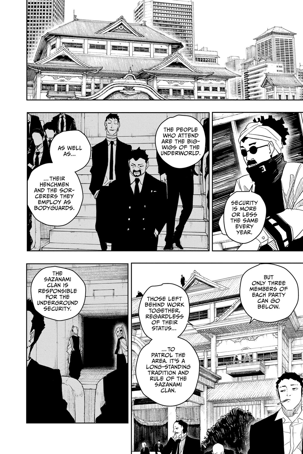 Kagurabachi Manga Chapter 27 page 2 - Mr. Inazuma scene