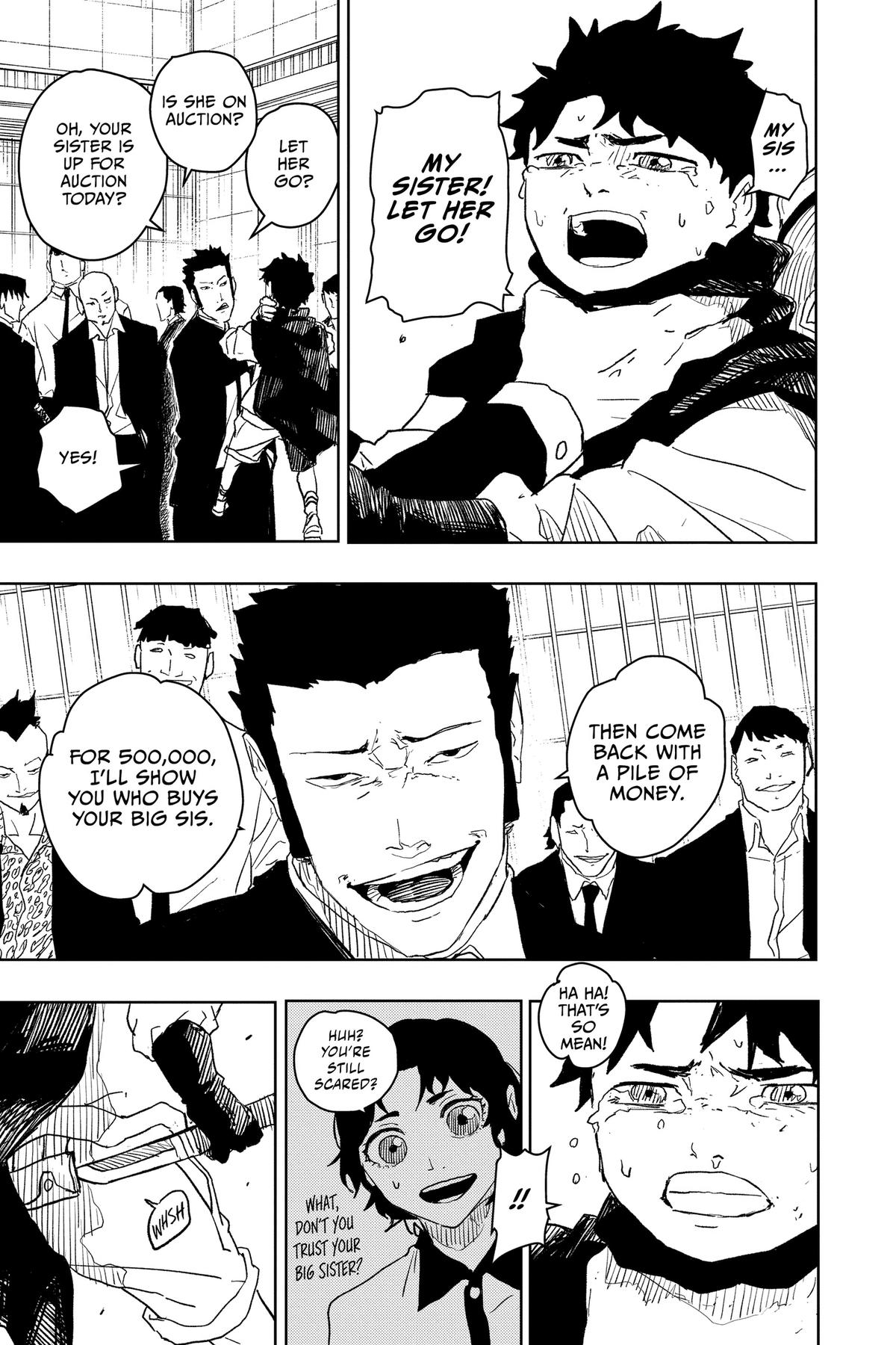 Kagurabachi Manga Chapter 27 page 9 - Mr. Inazuma scene