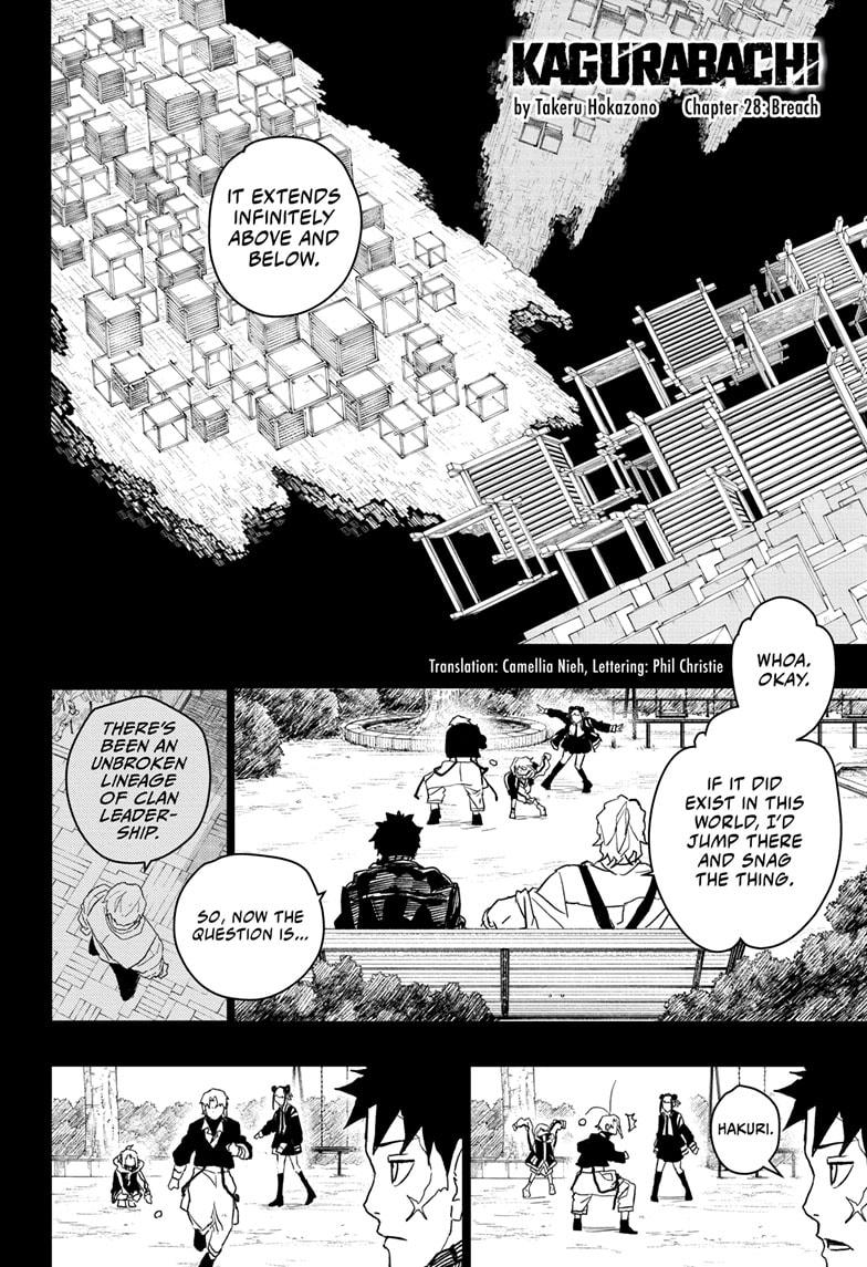 Kagurabachi Manga Chapter 28 page 2 - Breach scene