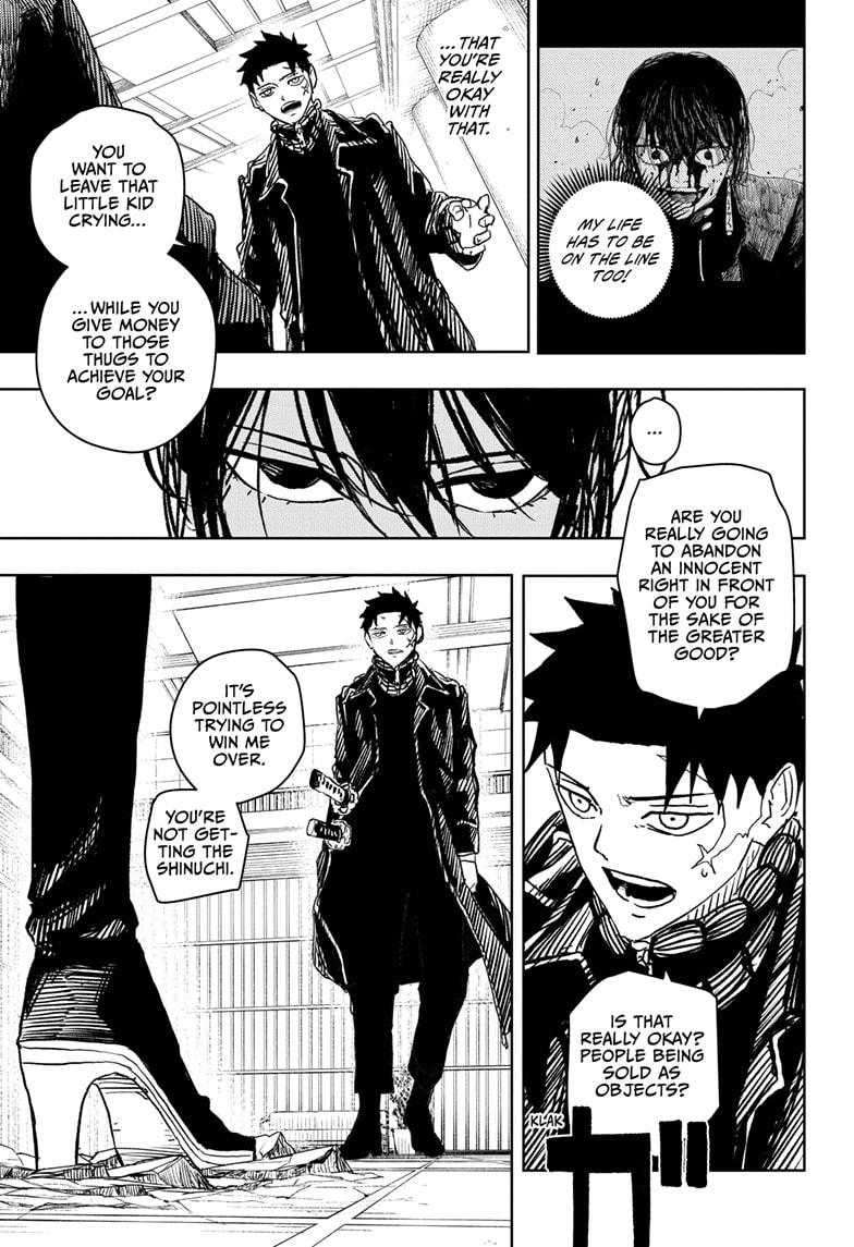 Kagurabachi Manga Chapter 29 page 12 - Selection scene