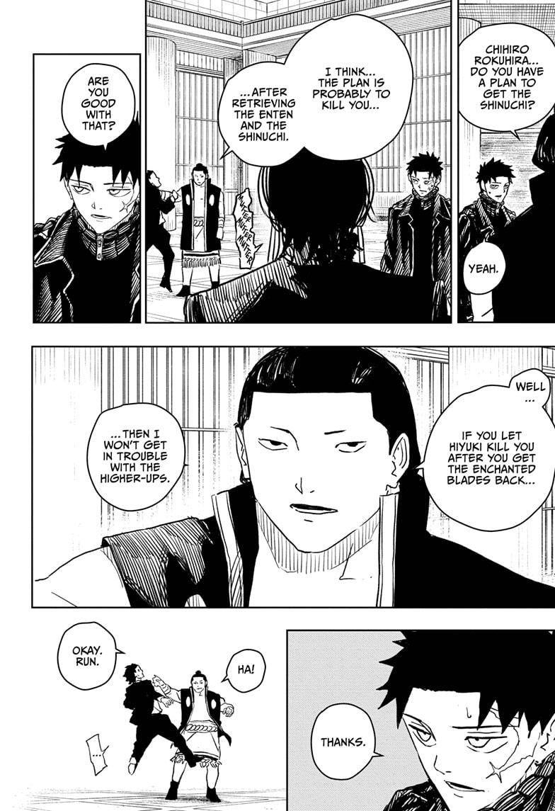 Kagurabachi Manga Chapter 29 page 15 - Selection scene