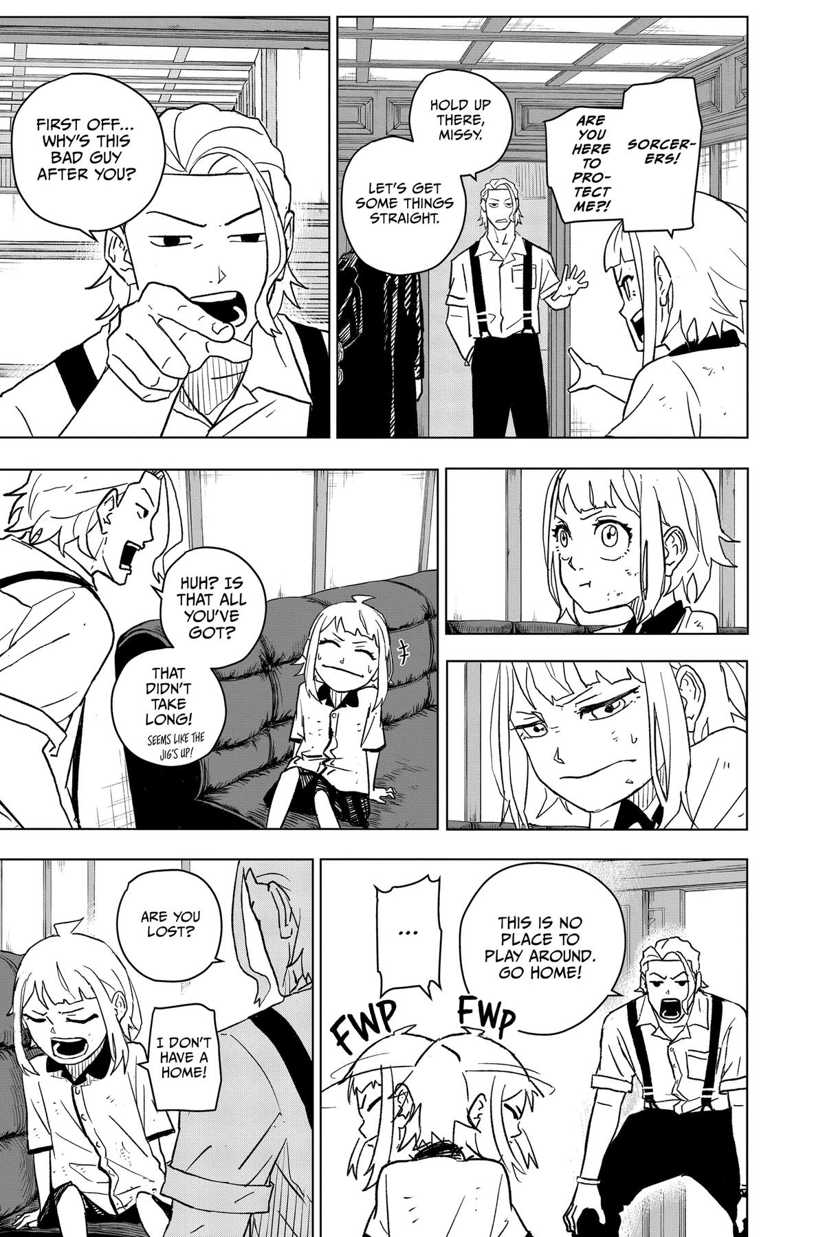 Kagurabachi Manga Chapter 3 page 11 - Witness scene