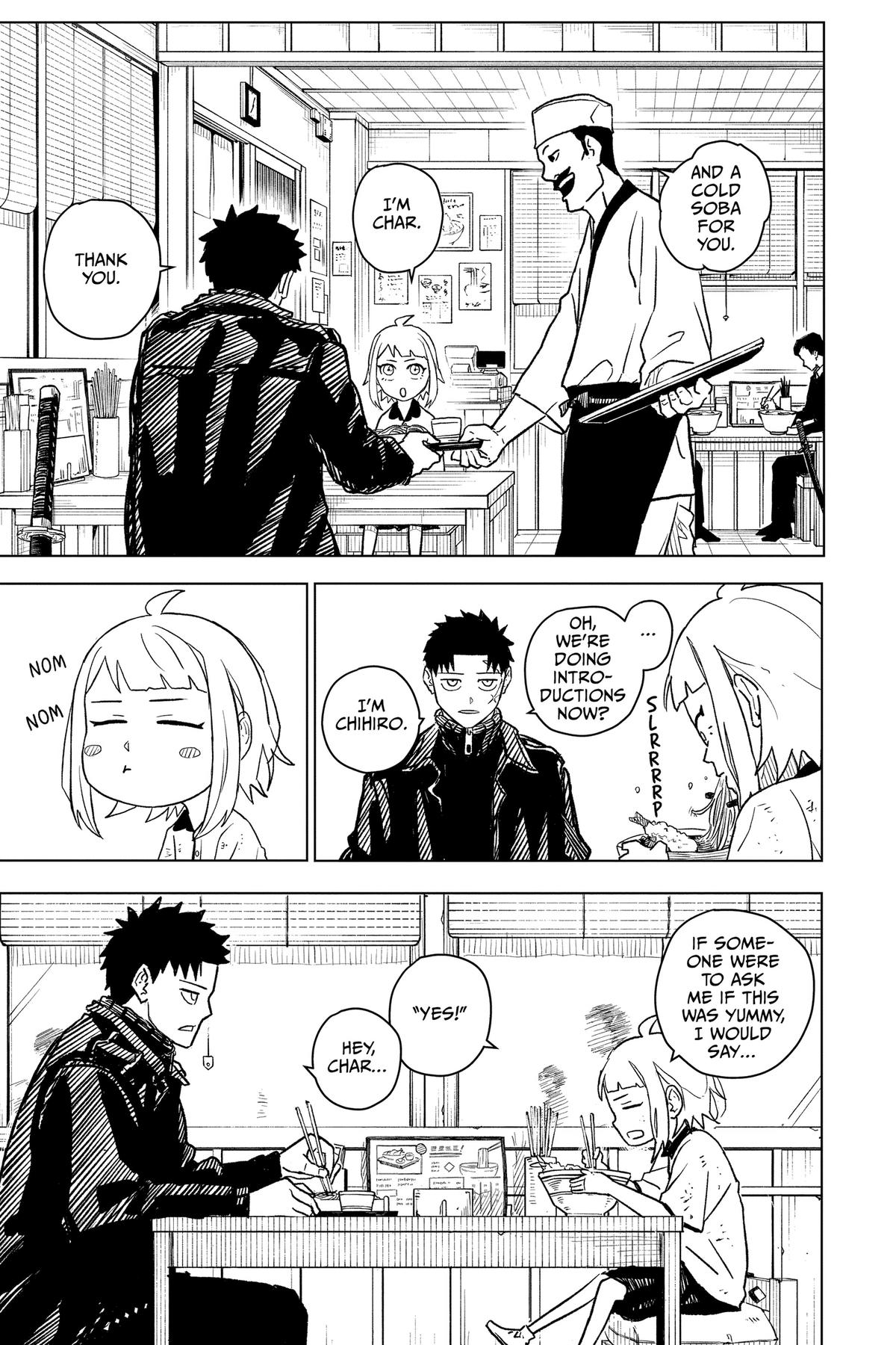 Kagurabachi Manga Chapter 3 page 15 - Witness scene