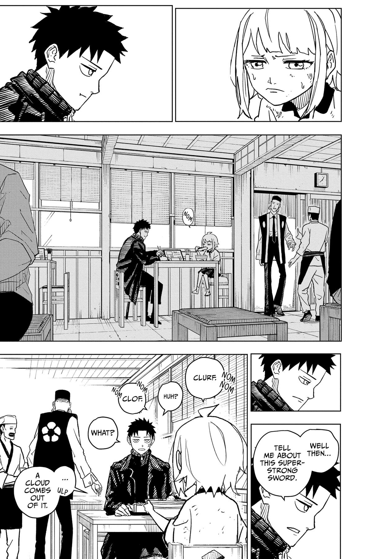 Kagurabachi Manga Chapter 3 page 17 - Witness scene