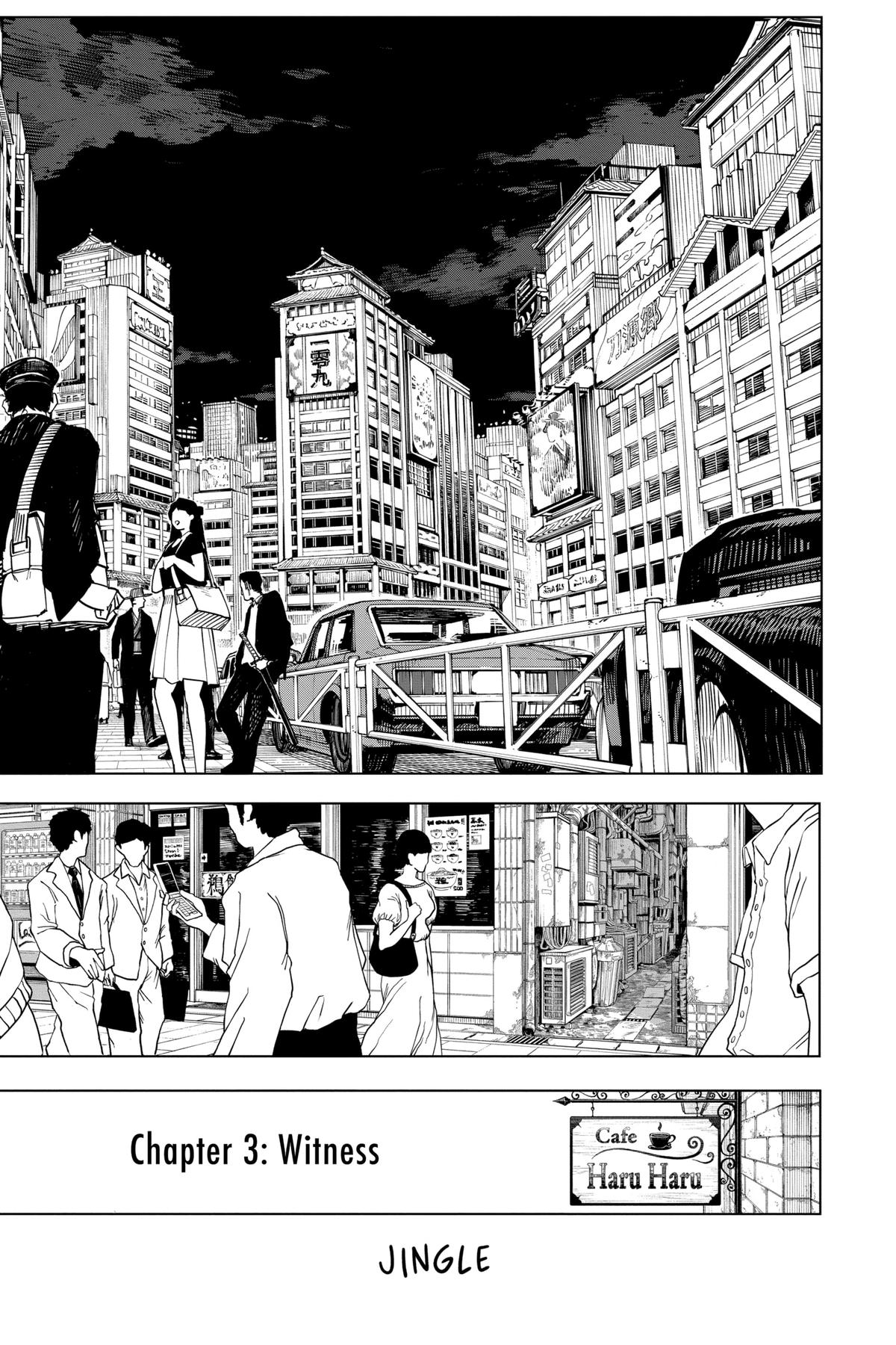 Kagurabachi Manga Chapter 3 page 5 - Witness scene