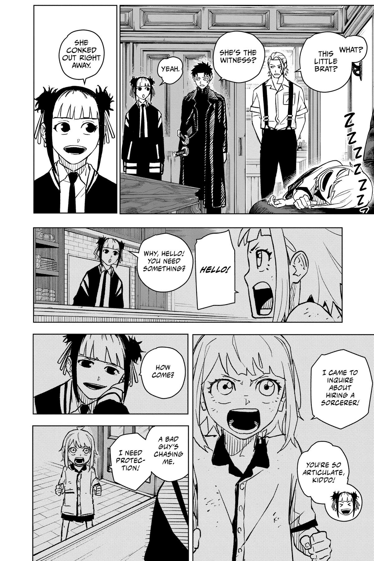 Kagurabachi Manga Chapter 3 page 8 - Witness scene