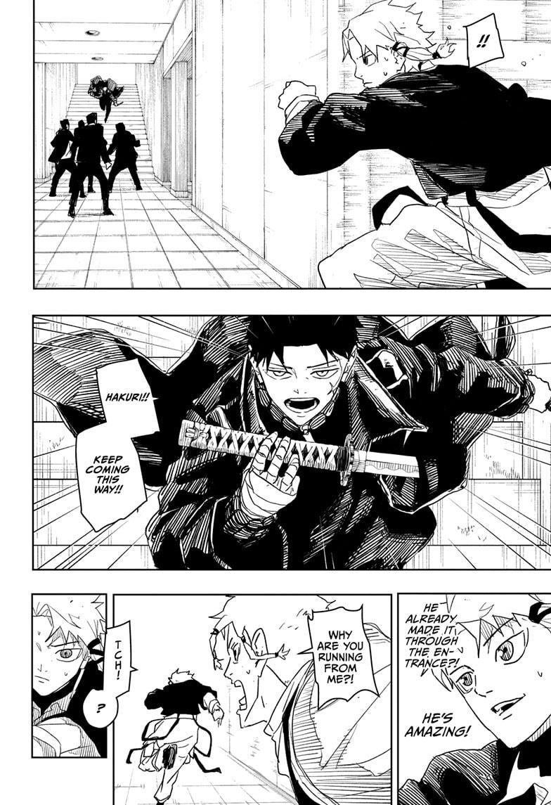 Kagurabachi Manga Chapter 30 page 10 - Intruders scene