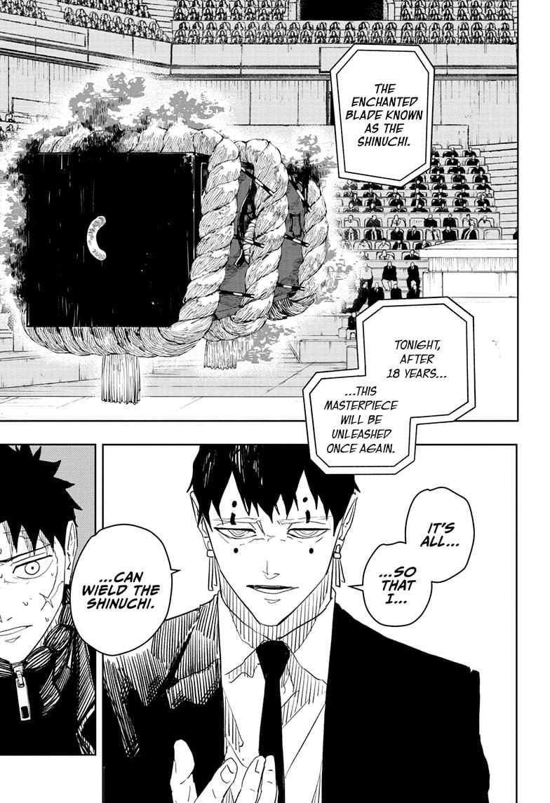 Kagurabachi Manga Chapter 31 page 13 - Greeting scene