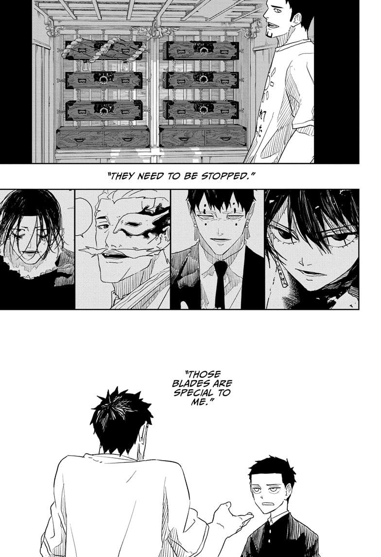 Kagurabachi Manga Chapter 31 page 19 - Greeting scene