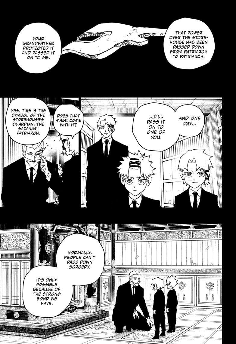 Kagurabachi Manga Chapter 34 page 3 - Duty scene