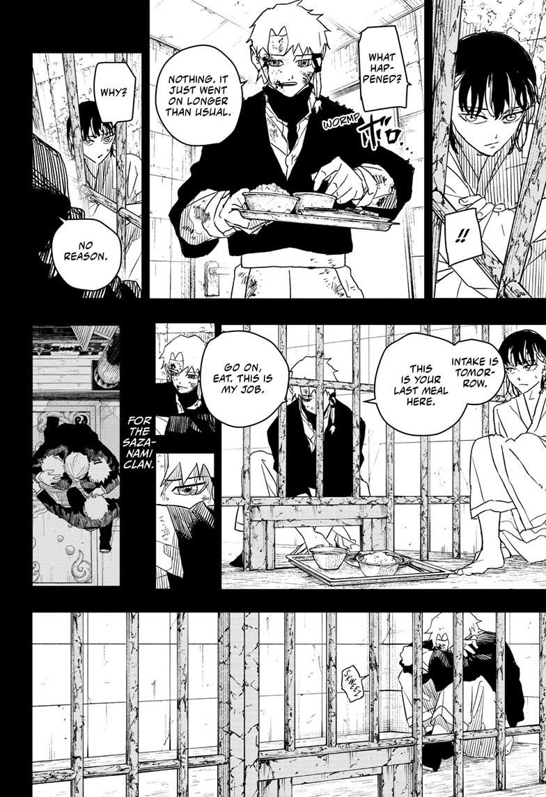 Kagurabachi Manga Chapter 35 page 10 - Cage scene