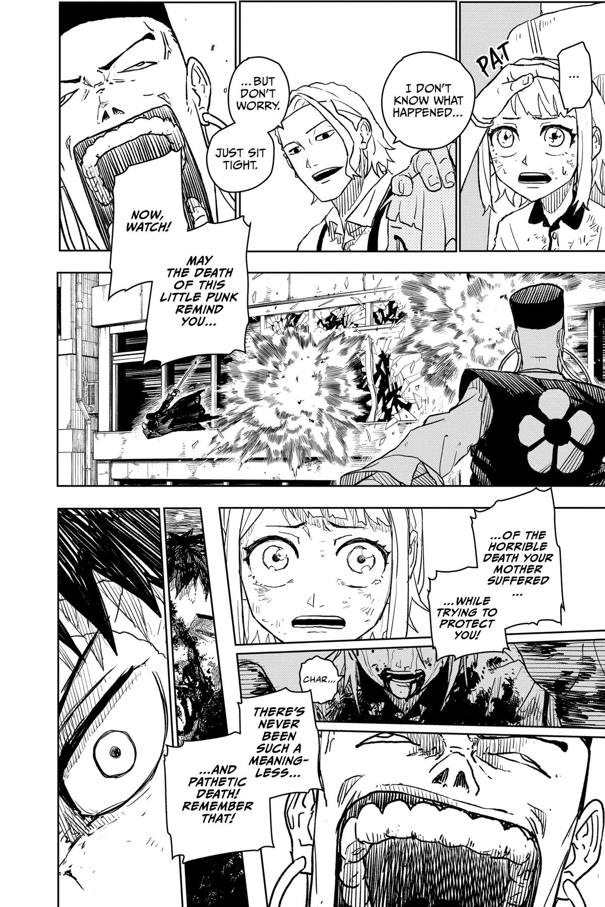 Kagurabachi Manga Chapter 4 page 10 - Sorcery and the Enchanted Blade scene