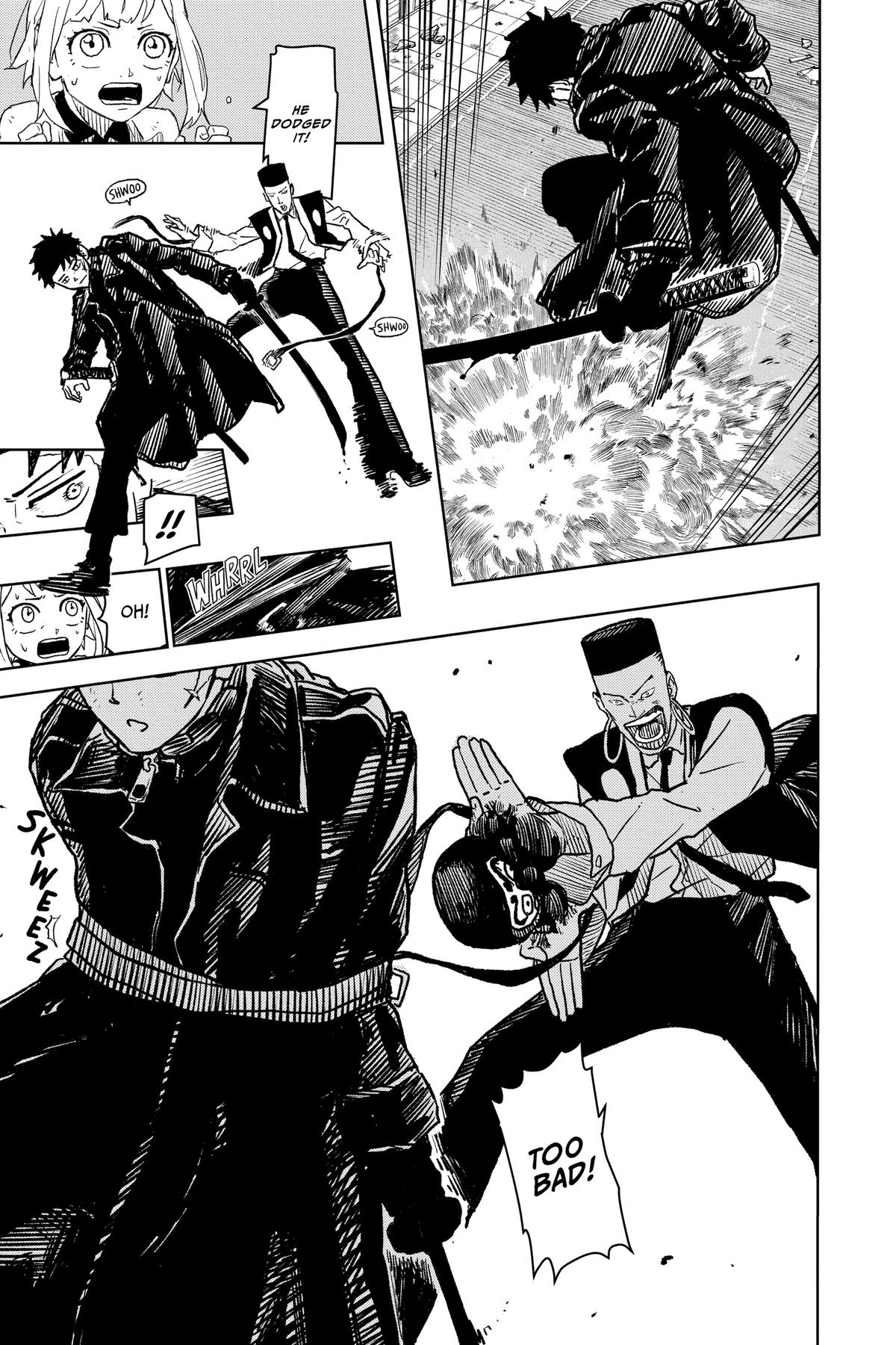 Kagurabachi Manga Chapter 4 page 14 - Sorcery and the Enchanted Blade scene