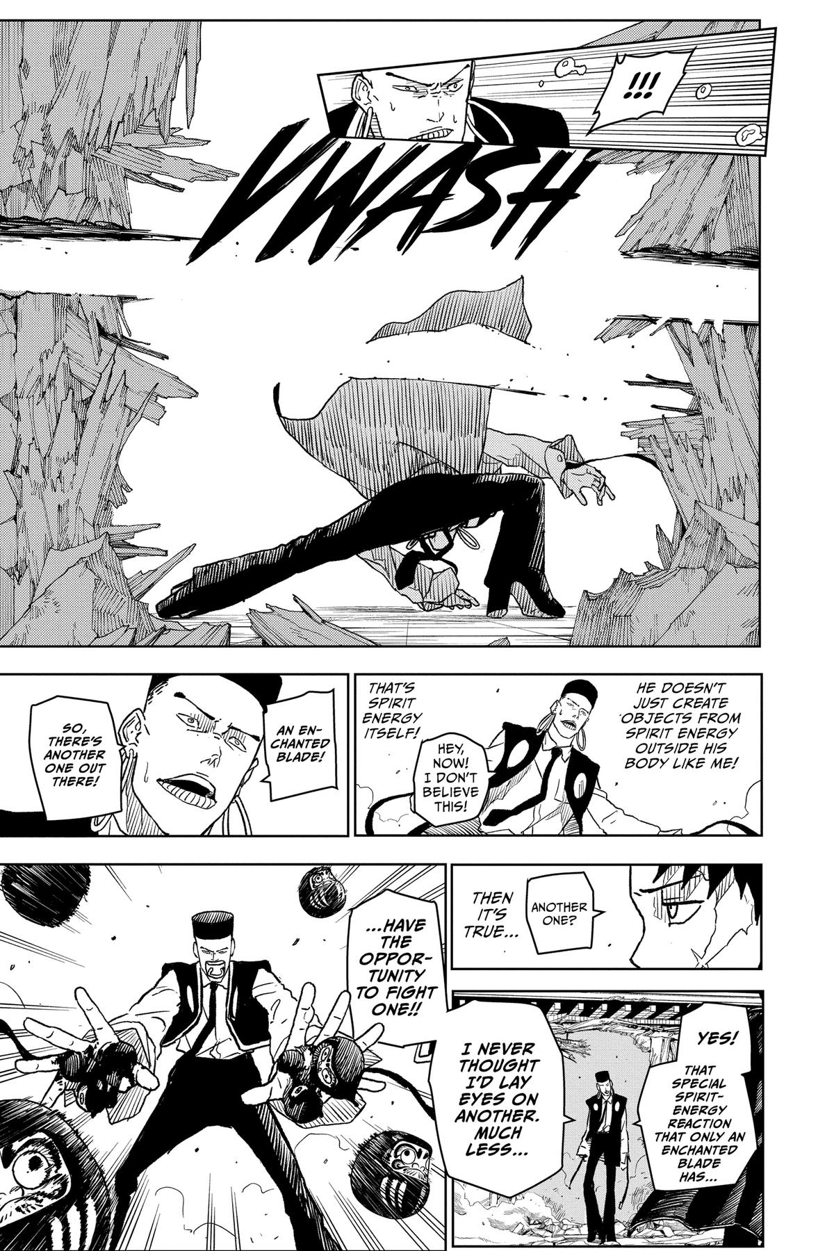 Kagurabachi Manga Chapter 4 page 7 - Sorcery and the Enchanted Blade scene